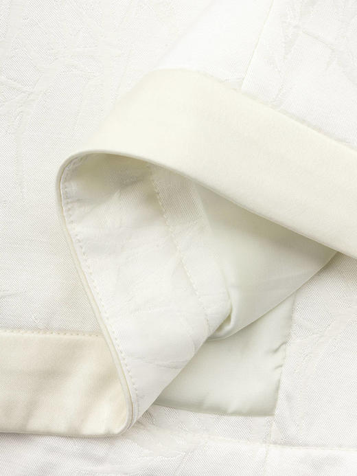 COCO ZONE2024"兰亭序美学“新中式国风短袖上衣复古盘扣提花外套CC1A0456 商品图5