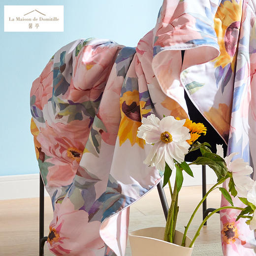 馨亭 进口兰精天丝夏被花卉空调被夏季夏凉被单双人夏天被子桑妮弗 商品图0