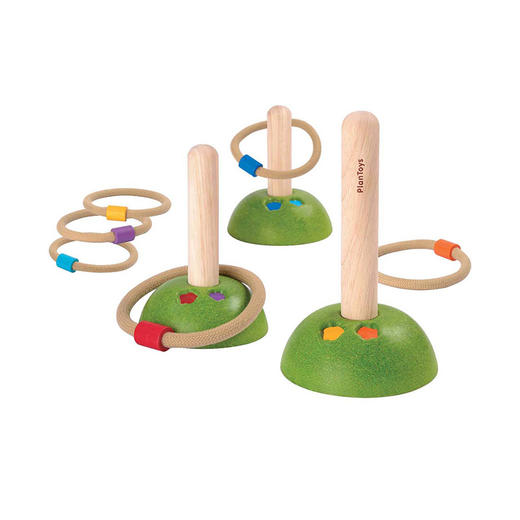 泰国Plantoys 抛环游戏 套圈套环投掷玩具游戏亲子户外运动互动儿童 3岁+ 商品图0