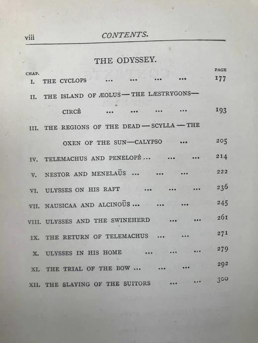 1878年 荷马史诗故事集 24幅插图 漆布精装32开 商品图5
