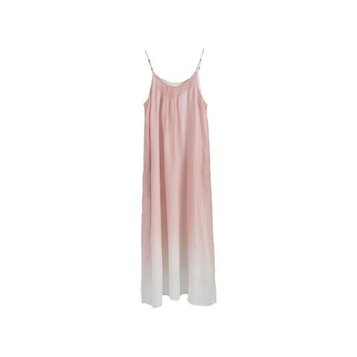 绽放旅行女装368+308朵/海边度假穿搭连衣裙苎麻手工蓝染苏木盘扣吊带 商品图4