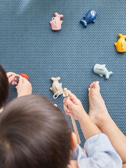 Plantoys 钓鱼玩具婴儿互动游戏手眼协调平衡儿童木制益智礼物 3岁+ 商品图4