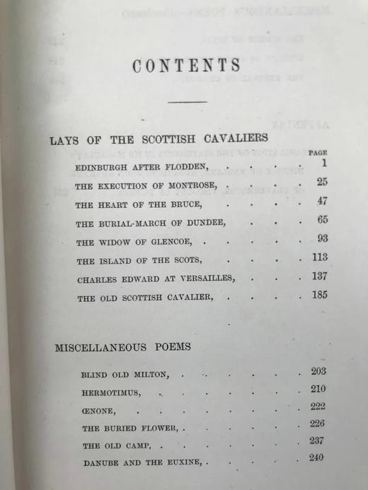 约19世纪后期 威廉·艾顿《苏格兰骑士短歌集》 全真皮精装36开 商品图3
