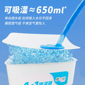 樱之花吸湿器650ml*6衣柜除湿盒干燥剂防霉防潮神器家用宿舍衣物吸水袋 商品图1