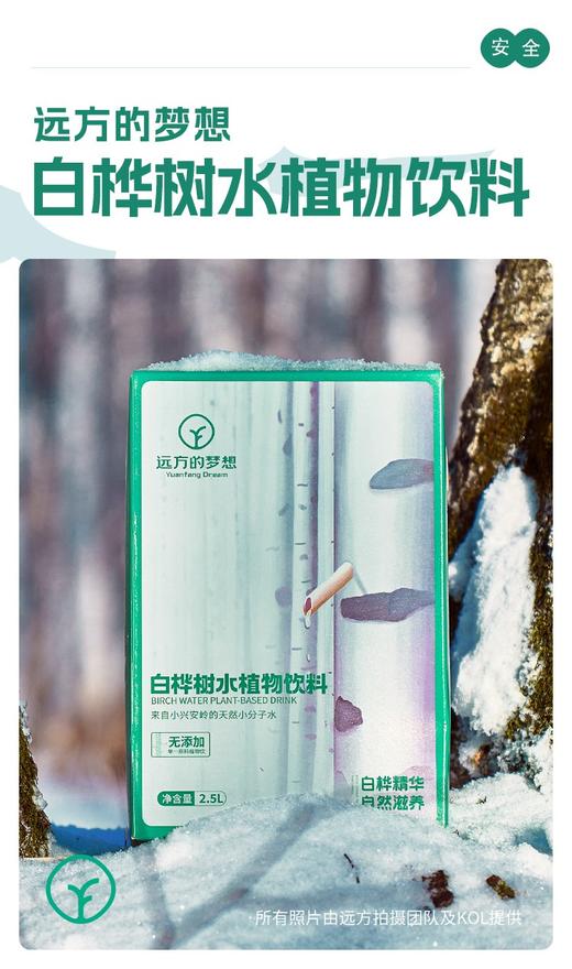 【远方检测SGS3项防腐剂未检出来自小兴安岭 天然小分子桦树水】天然无污染小分子水 富含多种植物营养 泡茶 煮饭能更好激发香气 老少皆宜 商品图4