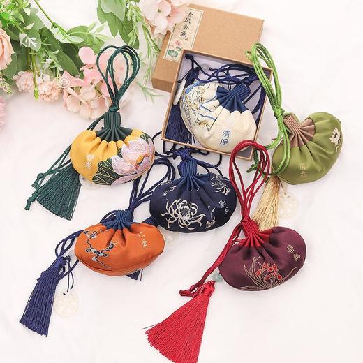 太爱了【端午节驱蚊香包香囊】古风小福袋汽车挂件艾草驱蚊香袋随身汉服荷包 商品图2