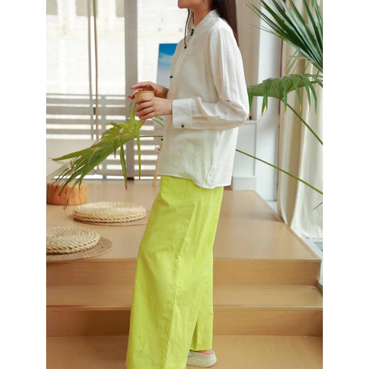 【抖音专属】阔腿裤（20709251翠樽） 商品图0