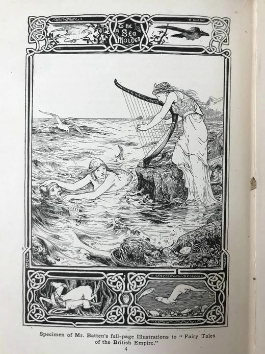 1897年 克拉布的第一本书：圣诞故事集 25幅插图 漆布精装32开 商品图5