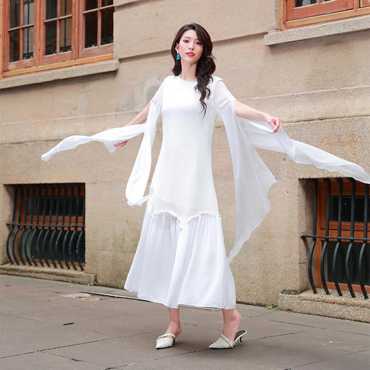 雨梦潇湘水袖连衣裙 | 现货加急发 | 飘逸仙女 商品图2