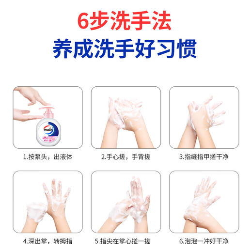 威露士健康抑菌洗手液袋装525ml大瓶补充装 抑菌消毒99.9% 滋润清洁洗护 商品图2