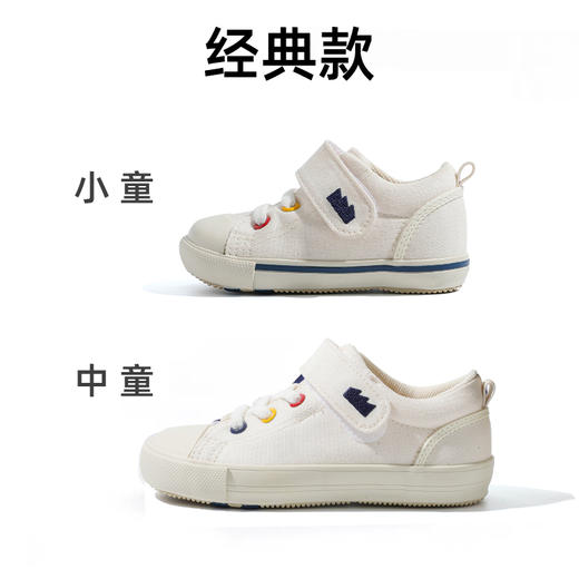 月星进口宝宝学步鞋小童中童童鞋手工机能鞋儿童透气帆布鞋 商品图5