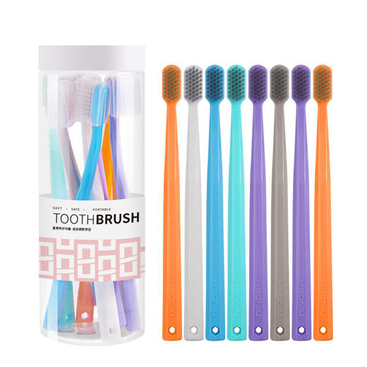 佐禧佑福桶装马卡龙8支软毛牙刷 商品图4
