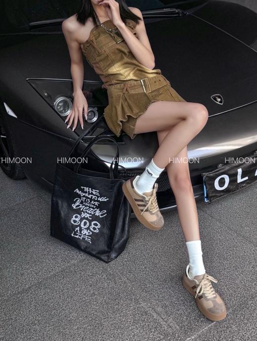 HIMOON-复古厚底德训鞋 商品图3