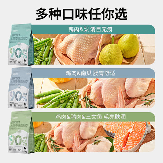 伯纳天纯生时力鲜肉低温烘焙狗粮泰迪比熊法斗博美全价通用型粮1.5kg 商品图4