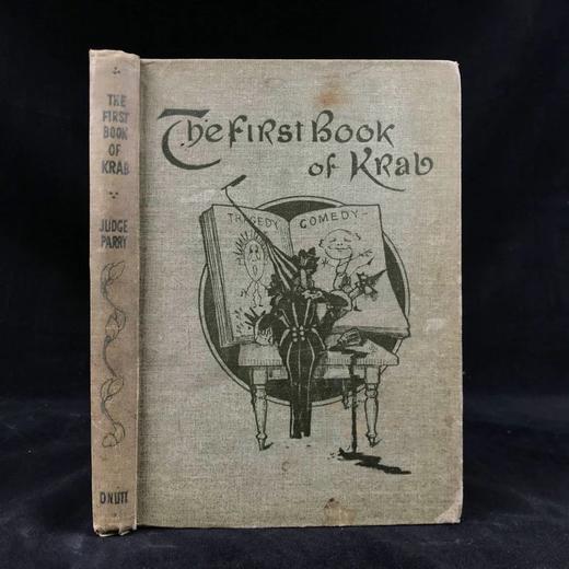 1897年 克拉布的第一本书：圣诞故事集 25幅插图 漆布精装32开 商品图0