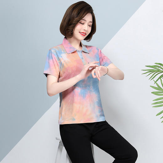 中老年运动套装女洋气中年上衣服两件套（货号 SP8369） 商品图2