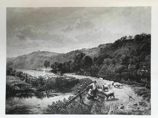 32.5*25.5cm！1898年 乔治·维卡特·科尔的生平与画作（全3卷合订本） 百余幅插图 漆布精装8开 商品图6