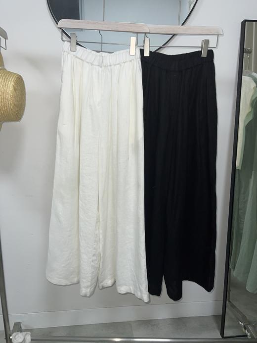 【门店同款】ENJOY夏季自然-亚麻阔腿裤 157483557 商品图0