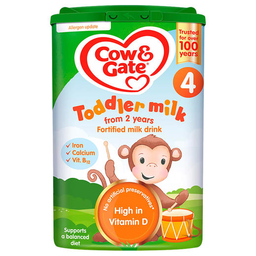 【保税】英国牛栏 1段2段3段4段 800克  英国原装进口婴幼儿配方奶粉 商品图3