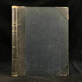 33.5*25.5cm！约1900年 维多利亚女王六十年 约400幅插图 真皮精装8开