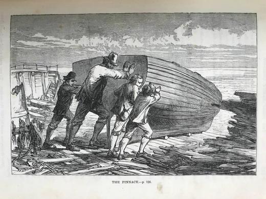 约19世纪后期 约翰·维斯《海角乐园》 数十幅精美插图 漆布精装18开 商品图13