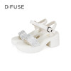 D:FUSE迪芙斯2024年夏季新款高跟凉拖凉鞋DF42115215 商品缩略图0