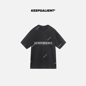 COCO ZONE"美男T"男款夏季设计感字母印花短袖T恤宽松百搭上衣CC1B1203