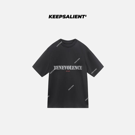 COCO ZONE"美男T"男款夏季设计感字母印花短袖T恤宽松百搭上衣CC1B1203 商品图0