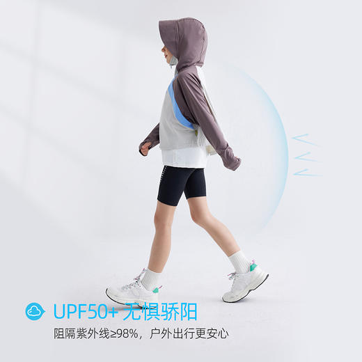 fx-【高弹凉感 UPF50+】儿童高弹印花打底五分裤 PXK2434 商品图3