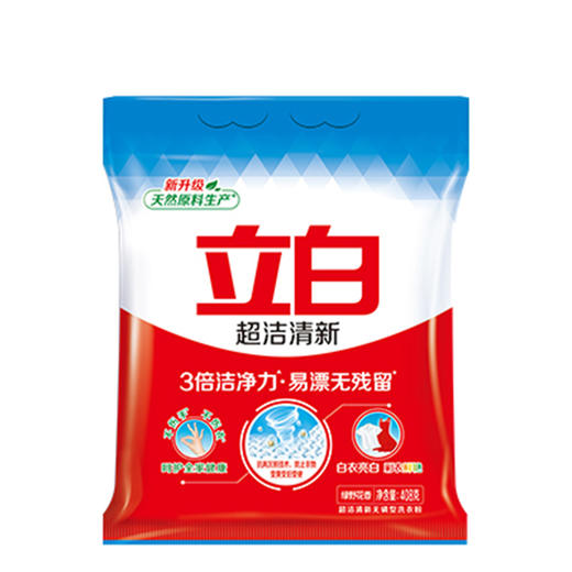 立白 超洁清新洗衣粉408g（6袋装） XYF002 商品图0