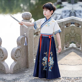 苏城纪童装汉服襦裙-天龙短袖