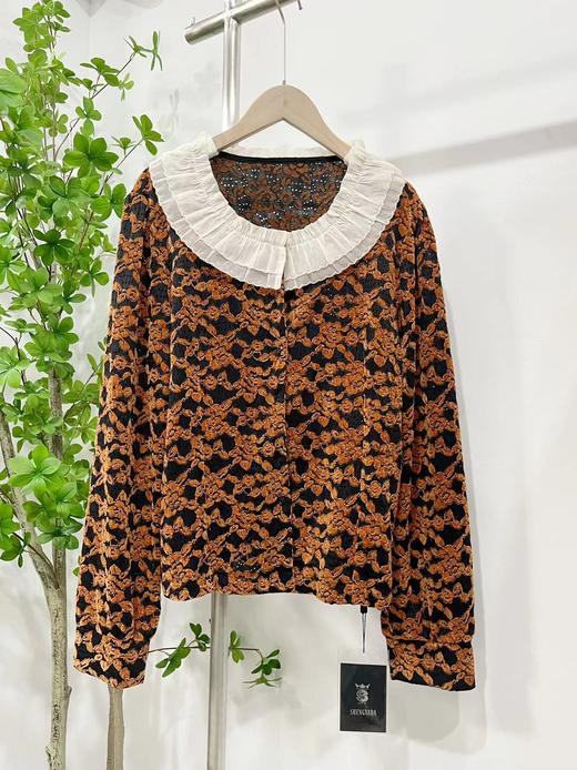 七夕促→好看的哦~蕾丝重工小衫上衣-喜出 商品图1