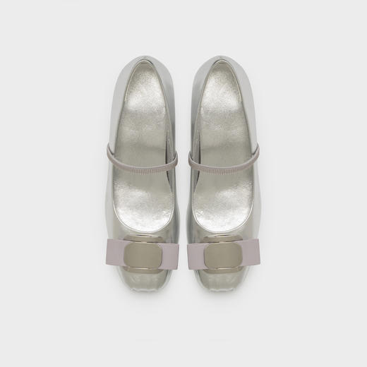 Julia Heuer 复古甜美玛丽珍粗跟鞋 商品图2