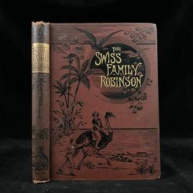 约19世纪后期 约翰·维斯《海角乐园》 数十幅精美插图 漆布精装18开