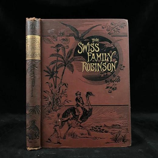 约19世纪后期 约翰·维斯《海角乐园》 数十幅精美插图 漆布精装18开 商品图0