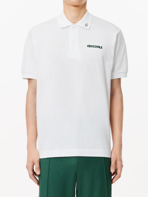 小鱼 2024春夏 男士衣领刺绣标 胸前字母 翻领短袖POLO衫 Z-11673 商品图5