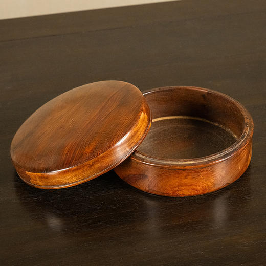 红木圆形盖盒 商品图1