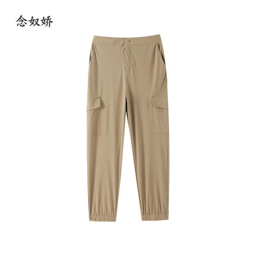 【商场同款】CNT4593 “ 速干工装裤 ” 藏蓝色和卡其色都是好搭配的色系 工装风扎口裤型 修饰腿型好穿减龄 锦氨混纺面料，凉爽透气 商品图8