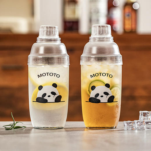 摩登主妇mototo熊猫雪克杯手摇调酒器套装可爱手打柠檬茶制作工具 商品图0