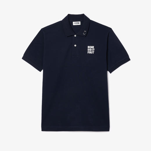 小鱼 2024春夏 男士衣领刺绣标 胸前字母 翻领短袖POLO衫 Z-11673 商品图3