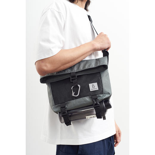 吃茶去chichaqu2024 X-Pac户外轻量邮差包运动斜挎包休闲百搭 商品图2