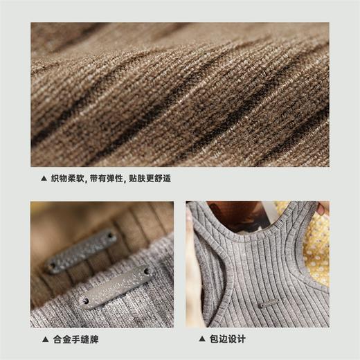 马登无袖工字背心短款美背吊带修身露腰上衣内搭打底外穿辣妹夏女 商品图4