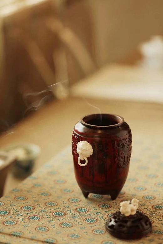 紫檀x鹿角 | 饕鬄纹香炉 商品图4