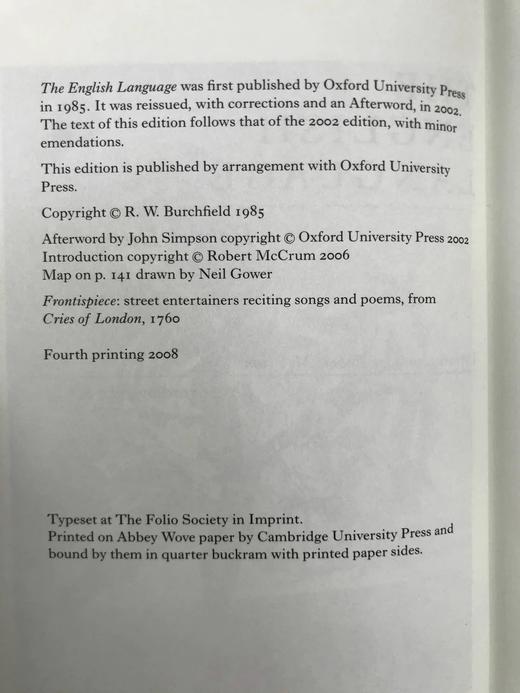 伯奇菲尔德《英语语言》（2008） 配多幅插图 精装18开带书匣 商品图3
