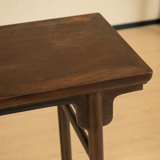 二十世纪 红木独板夹头榫刀牙板平头案 商品图1