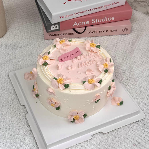 复古裱花mom 母亲节蛋糕 商品图0