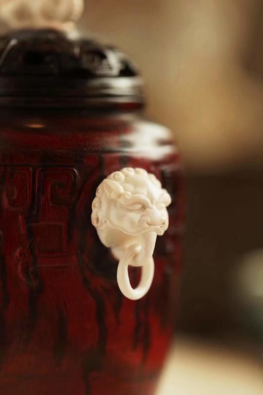 紫檀x鹿角 | 饕鬄纹香炉 商品图6