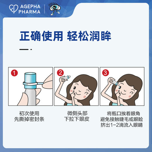 【人工泪液（2支优惠装） 】仰自用推 安瞧iGel0.2%玻璃酸钠人工泪液*2 商品图3