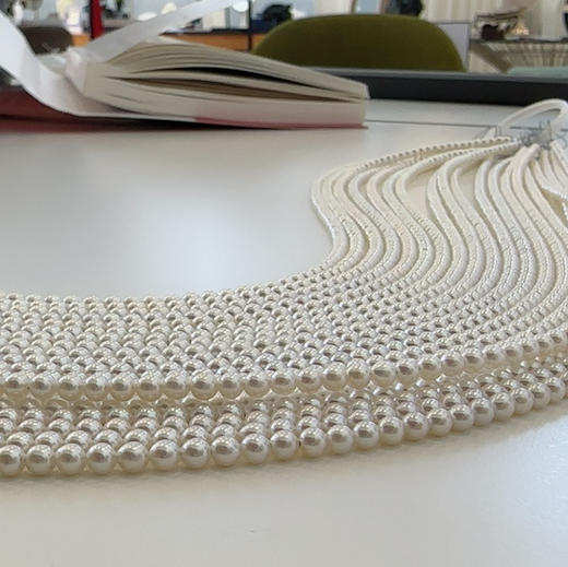 甄珠贝 520心动上新 转运珠9-10mm 搭配baby珠3-4mm，极强光，无暇，尖货品质，基本正圆，尾部纯银可调节链 商品图9