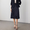 【桑蚕丝印花半裙】24年春夏女士新品100%桑蚕丝白点米格薄款半身包臀裙 商品缩略图1